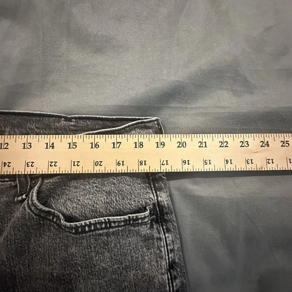 Levis 541 Jeans Men 38x32 Black Acid Wash Faded Denim Relaxed Festival